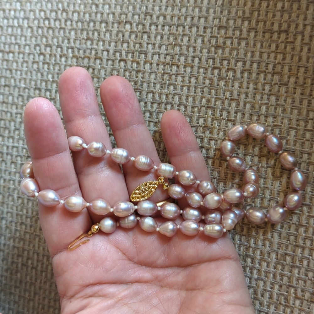 Pink Freshwater or Cultured Pearls 18 inch Strand